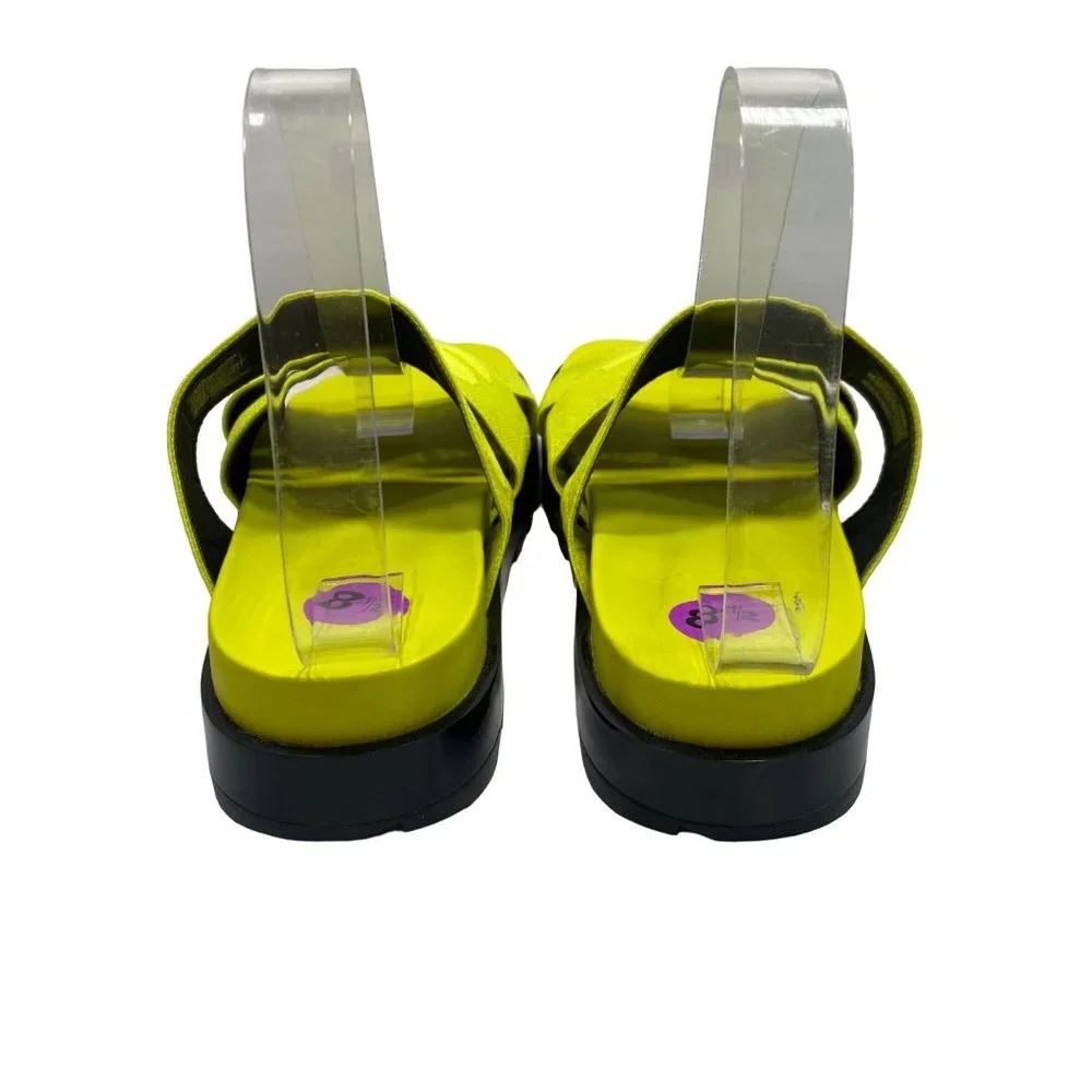 Sorel Lime Green ROAMING Branded FlatForm / Platform Sandals 8.5 - Picture 6 of 12